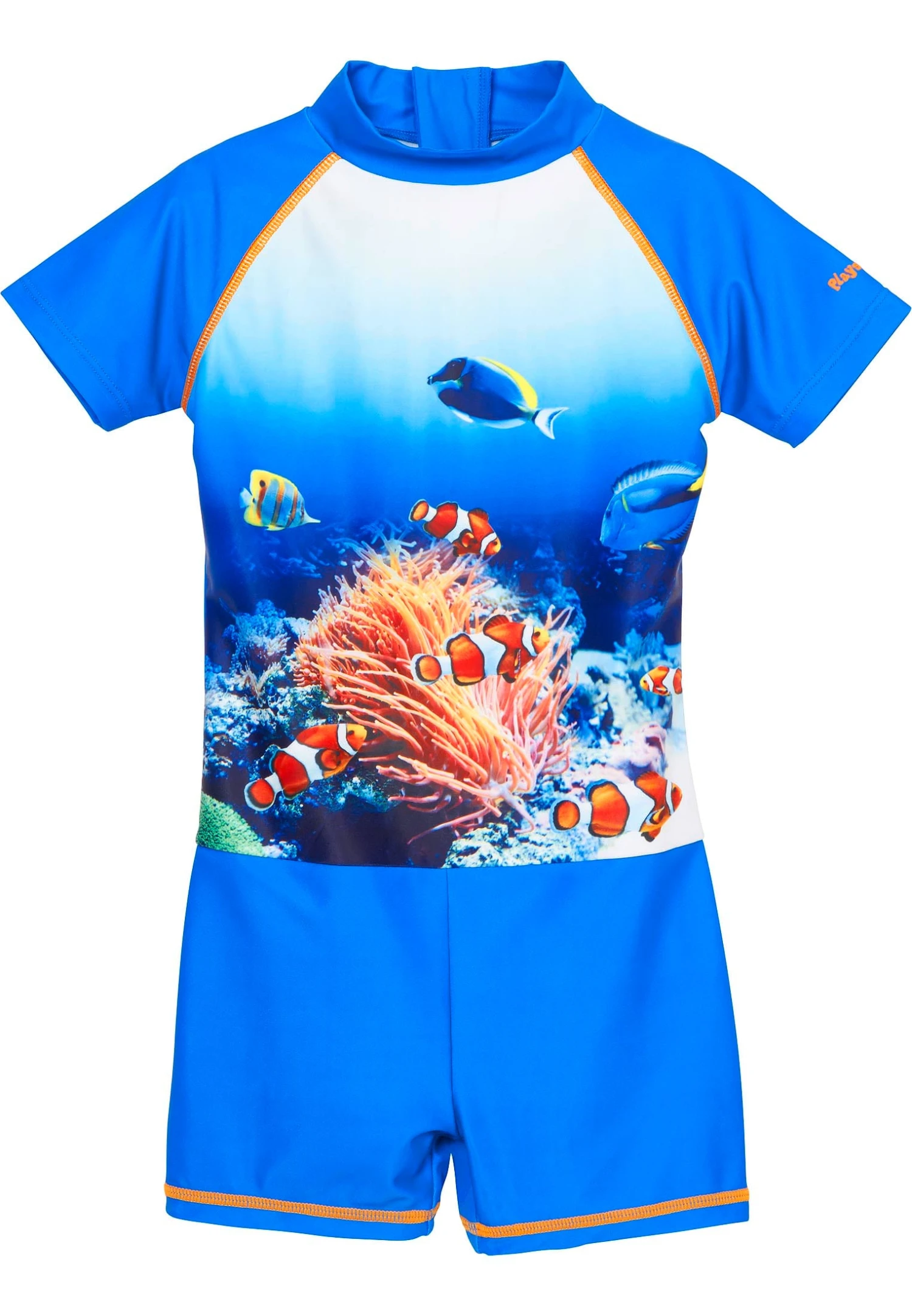 Playshoes UV-Schutz Einteiler Unterwasserwelt In Blau 3 Playshoes UV-Schutz Einteiler Unterwasserwelt In Blau