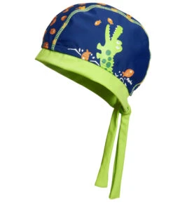 Playshoes UV-Schutz Kopftuch Krokodil In Marine
