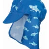 Playshoes UV-Schutz Mütze Hai In Blau