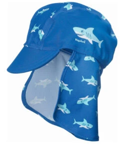 Playshoes UV-Schutz Mütze Hai In Blau