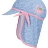 Playshoes UV-Schutz Mütze Krebs In Blau/Pink
