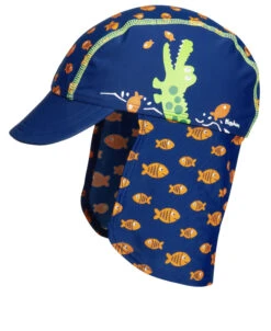 Playshoes UV-Schutz Mütze Krokodil In Marine -Playshoes playshoes uv schutz mutze krokodil in marine 2