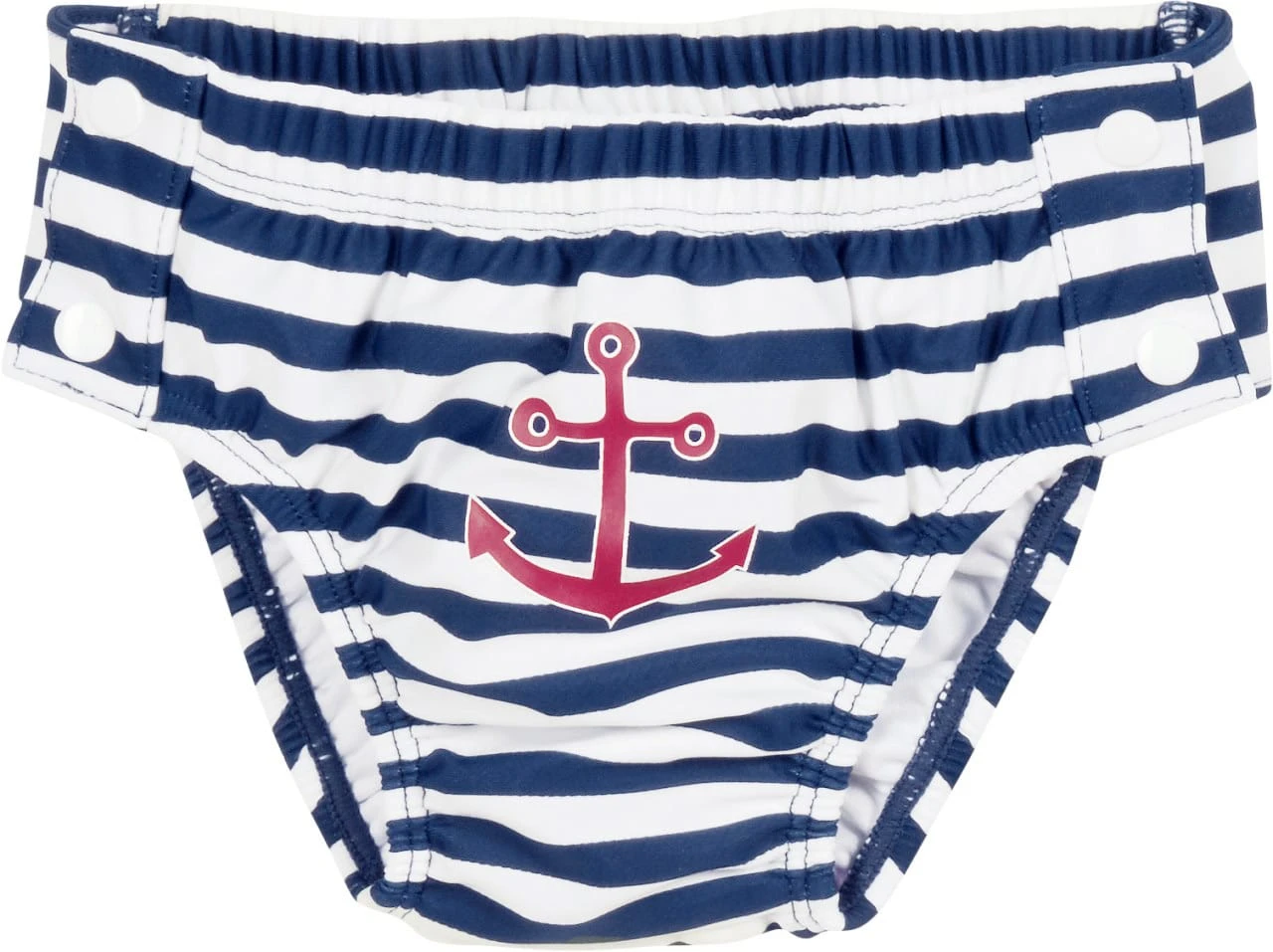 Playshoes UV-Schutz Windelhose Maritim Zum Knöpfen In Marine/weiß